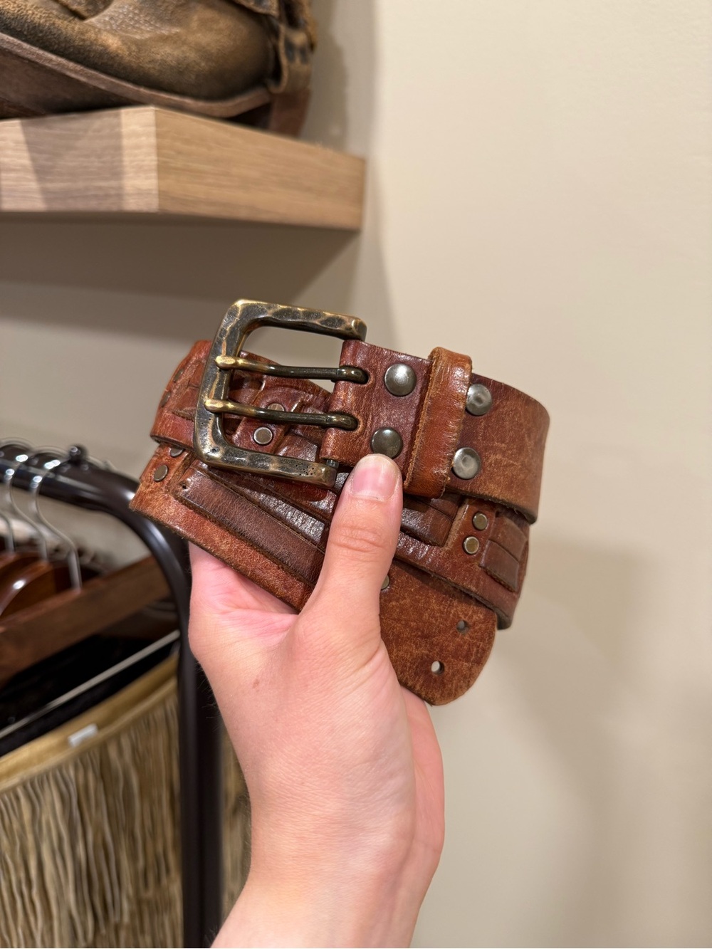 Vintage Leather Belt